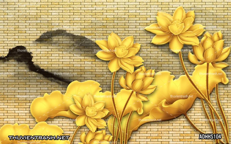  Tranh dán tường Hoa Sen 3D - Kết quả tìm kiếm tranh tường