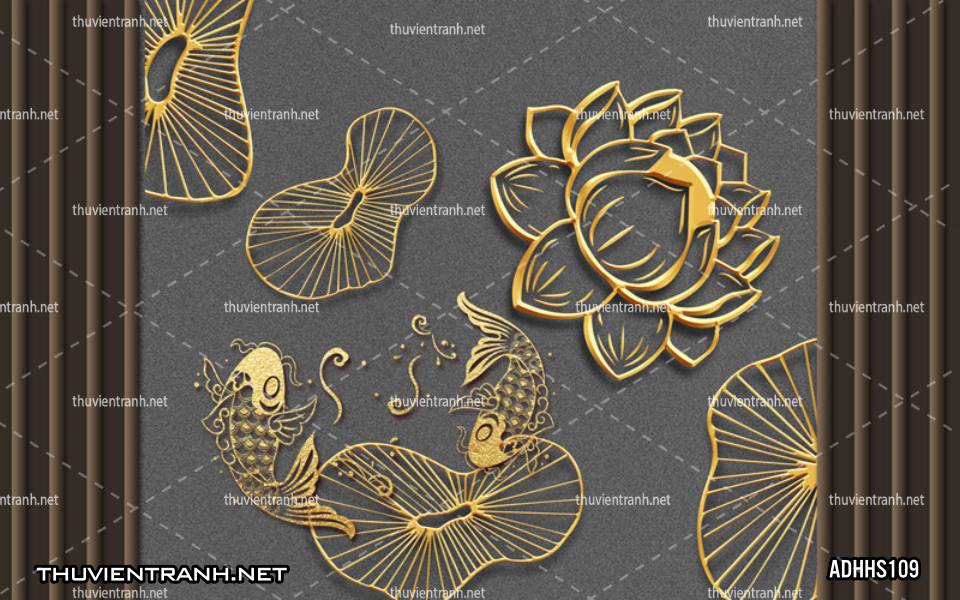 Tranh dán tường Hoa Sen 3D - Kết quả tìm kiếm tranh tường