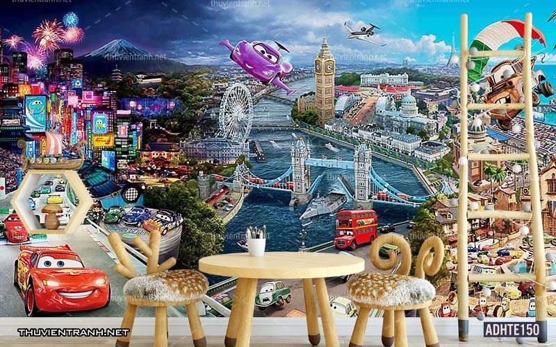 Tranh dán tường trang trí phòng ngủ trẻ em - Kết quả tìm kiếm tranh tường