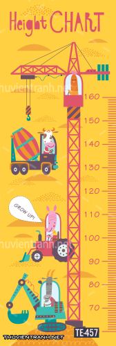 Tranh dán tường  thước đo chiều cao Trẻ em - Kết quả tìm kiếm tranh tường