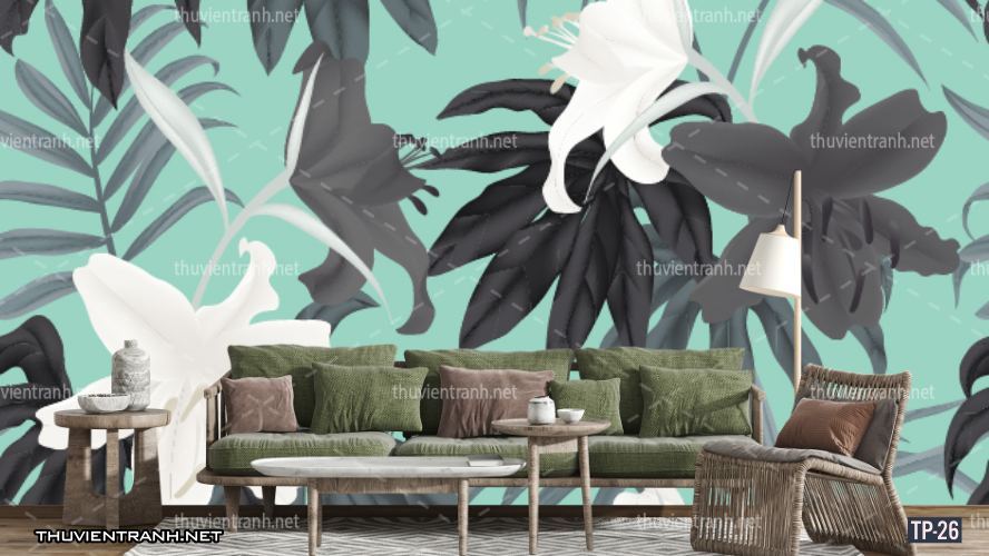 Tranh dán tường Hoa lá nhiệt đới, Tropical Leaves - Kết quả tìm kiếm tranh tường