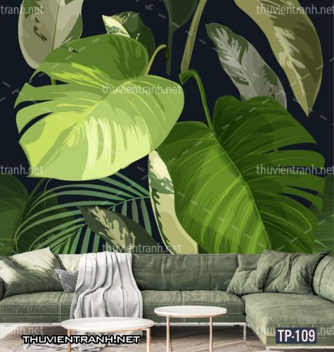 Tranh dán tường Hoa lá nhiệt đới, Tropical Leaves - Kết quả tìm kiếm tranh tường