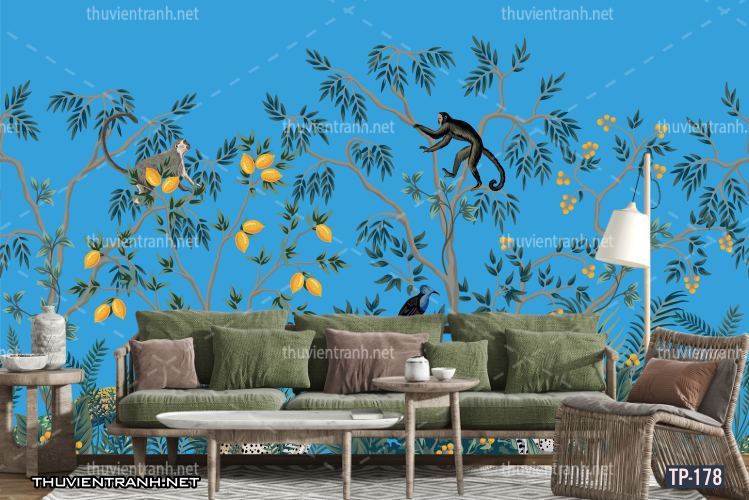 Tranh dán tường Hoa lá nhiệt đới, Tropical Leaves - Kết quả tìm kiếm tranh tường