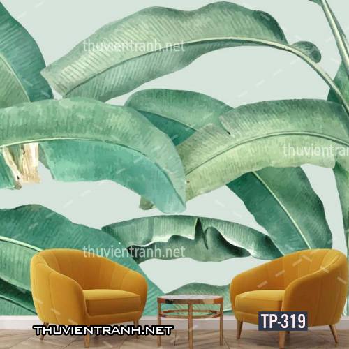 Tranh dán tường Hoa lá nhiệt đới, Tropical Leaves - Tranh tường chất lượng cao