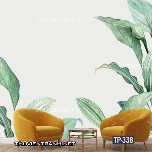 Tranh dán tường Hoa lá nhiệt đới, Tropical Leaves - Tranh tường chất lượng cao