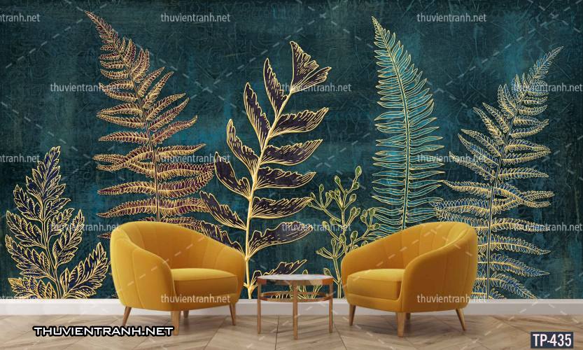 Tranh dán tường Hoa lá nhiệt đới, Tropical Leaves - Tranh tường chất lượng cao