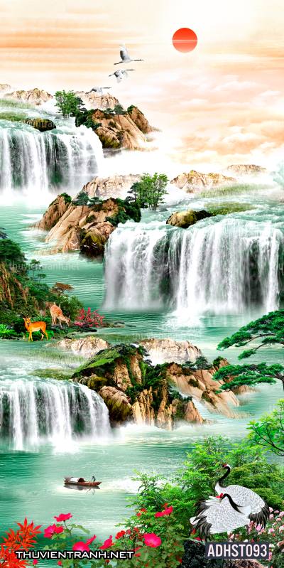Tranh thác nước khổ dọc, tranh thác nước size đứng - Kết quả tìm kiếm tranh tường