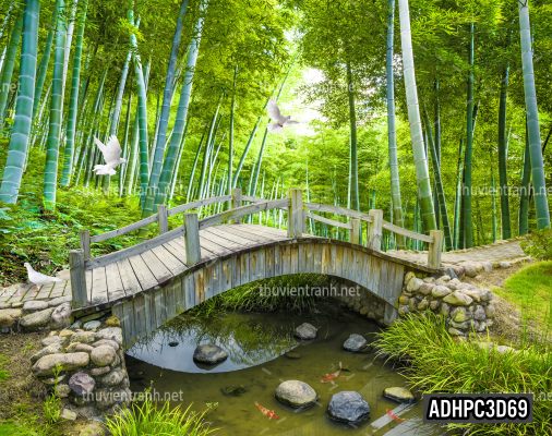 Tranh dán tường 3D Phong Cảnh-ADHPC3D69 - Tranh tường chất lượng cao