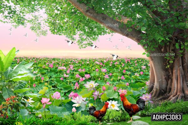 Tranh dán tường 3D Phong Cảnh-ADHPC3D83 - Tranh tường chất lượng cao